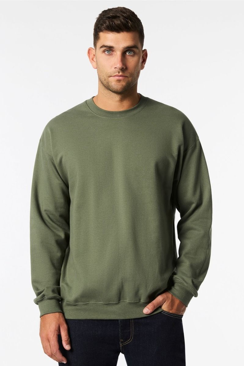 Gildan G180 Adult Heavy Blend 50/50 Fleece Crew Wholesale | Blank