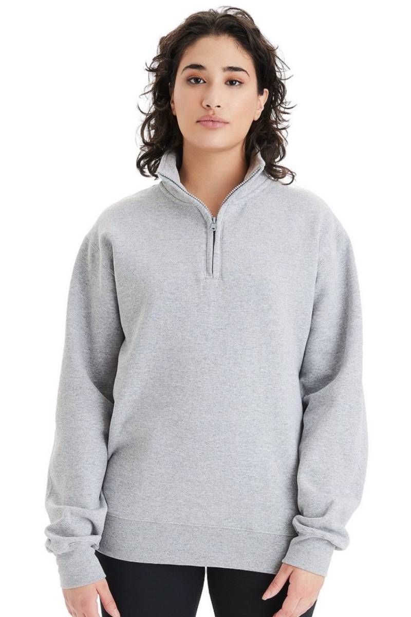 1/4 and 1/2 Zips Sweatshirts | Wholesale Fleece - Blanks.ca