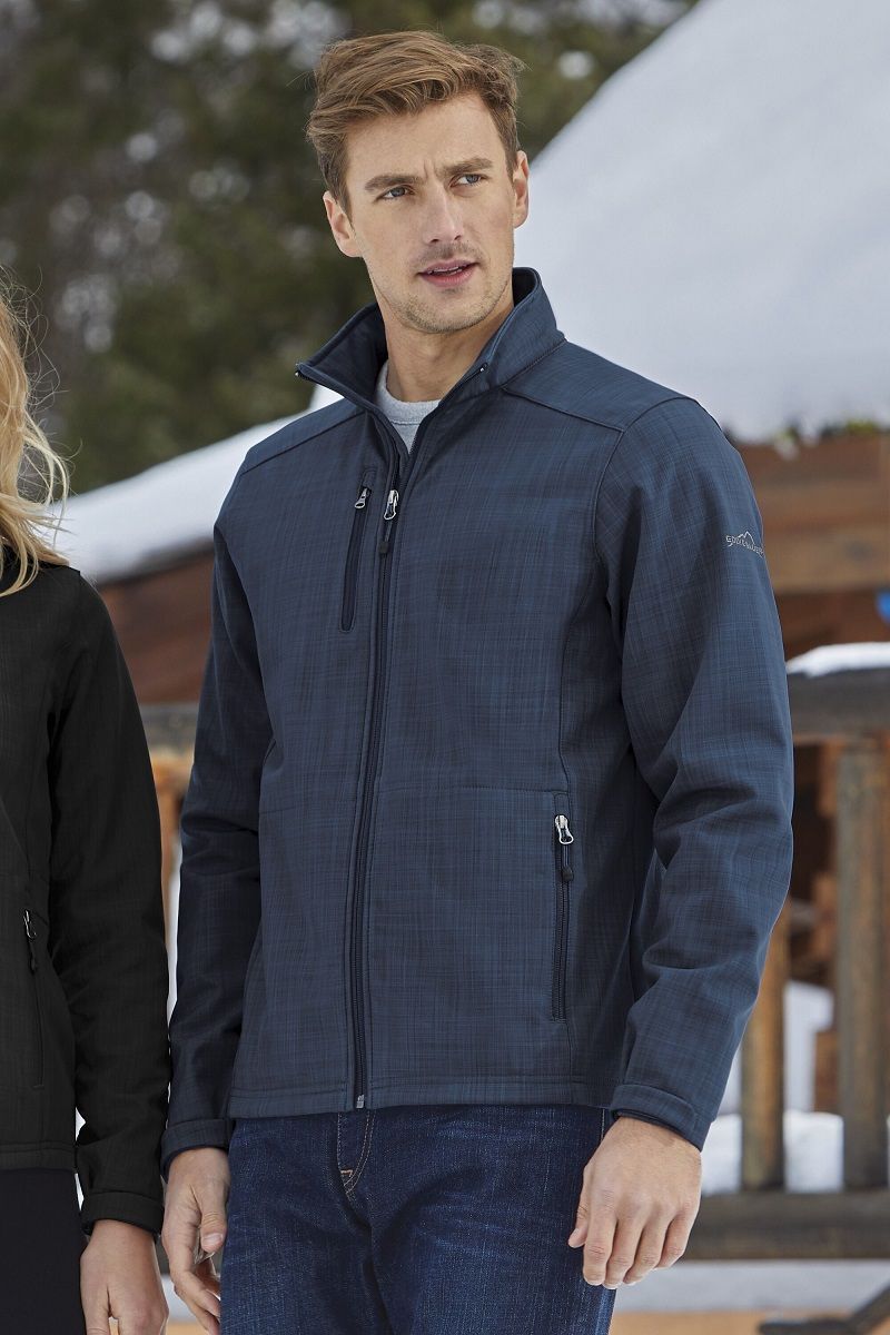 Eddie Bauer EB532 Shaded Crosshatch Soft Shell Jacket Wholesale Eddie Bauer EB532 Shaded Crosshatch Soft Shell Jacket Wholesale