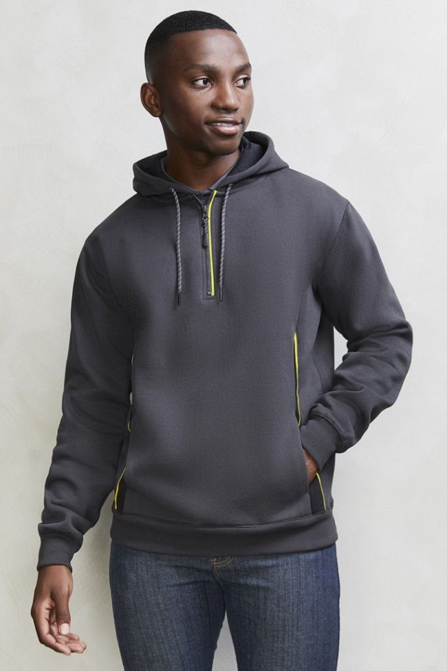 c*o様 WARP & WOOF Linen Half Zip Pullover 1/4 and 1/2 Zips Sweatshirts | Wholesale Fleece - Blanks.ca