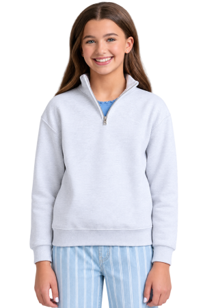 Jerzees 995YR - NuBlend® Youth Quarter-Zip Cadet Collar Sweatshirt