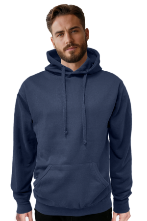 Ideal Apparel ID8500- Men's Basic long sleeve Fleece Pullover Hoodie
