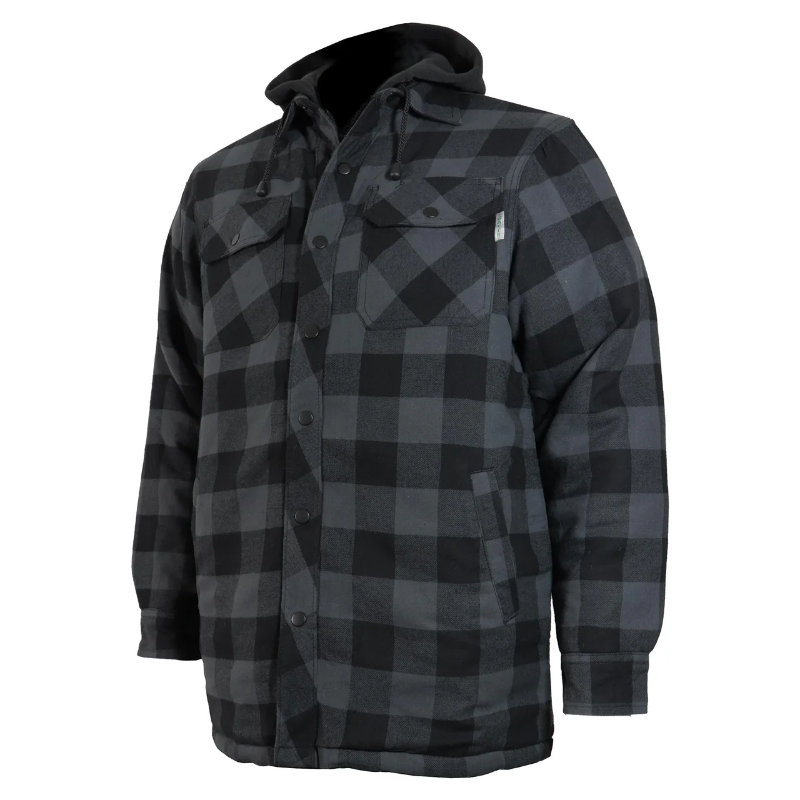 Gatts Work Wear 626DCF Gatts Work Wear 626DCF - Flanel shirt Lined with Hood for custom printing in Montreal
