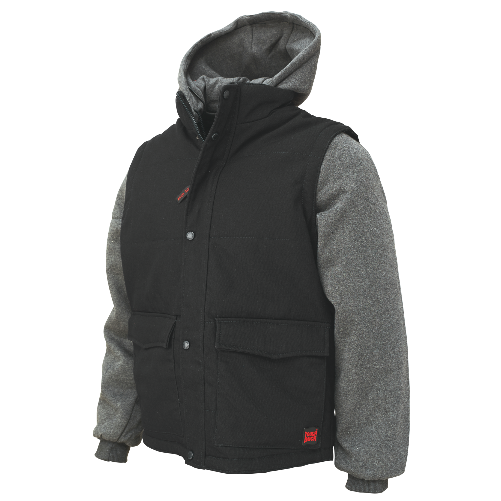 Tough Duck I8A2 Tough Duck I8A2 - ZIP-OFF SLEEVE JACKET pour impression personnalisée à Montréal