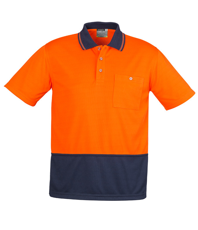 Syzmik zh231 Syzmik zh231 - Unisex Hi Vis Basic Short Sleeve Polo for custom printing in Montreal