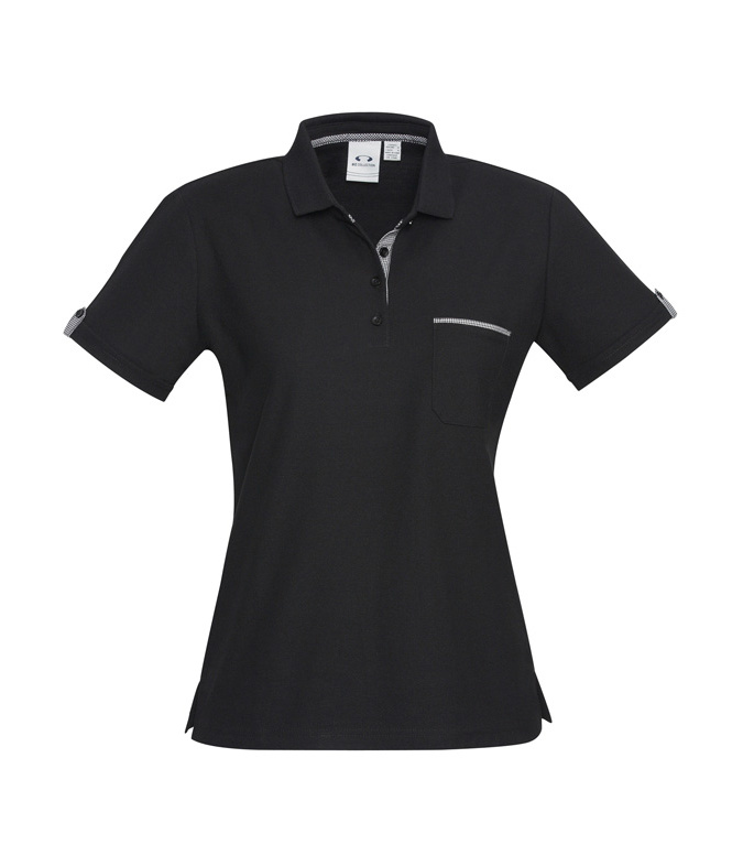 Biz Collection p305ls Biz Collection p305ls - Womens Edge Short Sleeve Polo for custom printing in Montreal