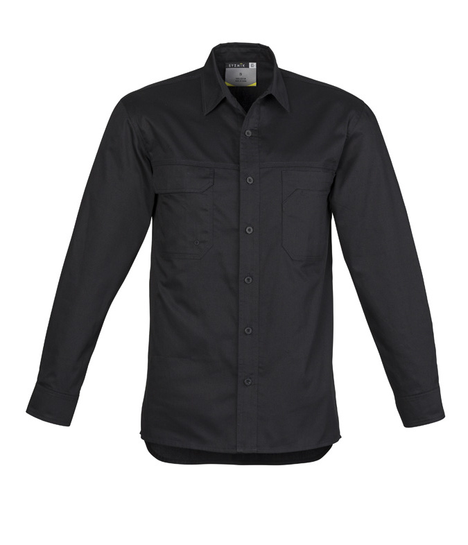 Syzmik zw121 Syzmik zw121 - Mens Lightweight Tradie Long Sleeve Shirt for custom printing in Montreal