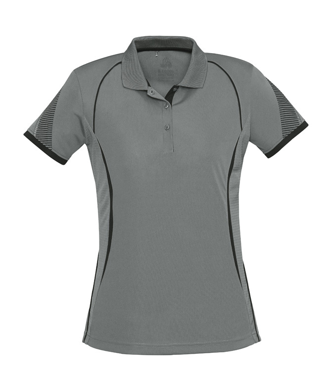 Biz Collection p405ls Biz Collection p405ls - Womens Razor Short Sleeve Polo for custom printing in Montreal