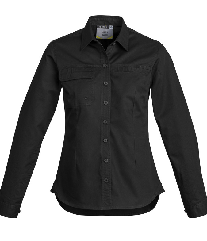 Syzmik zwl121 Syzmik zwl121 - Womens Lightweight Tradie Long Sleeve Shirt for custom printing in Montreal
