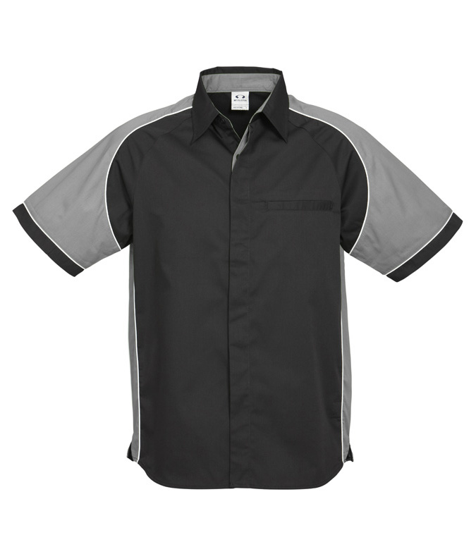 Biz Collection s10112 Biz Collection s10112 - Mens Nitro Short Sleeve Shirt pour impression personnalisée à Montréal