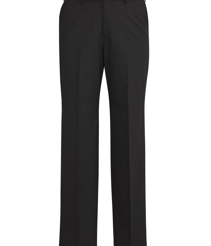 Biz Corporates 74012 Biz Corporates 74012 - Mens Comfort Wool Stretch Flat Front Pant pour impression personnalisée à Montréal