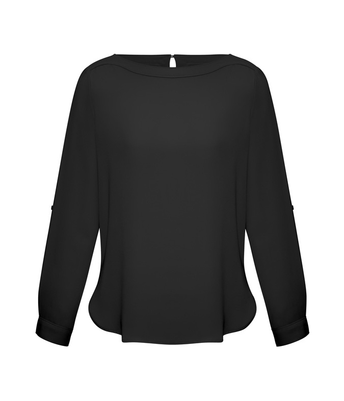 Biz Collection s828ll Biz Collection s828ll - Womens Madison Boatneck Top for custom printing in Montreal