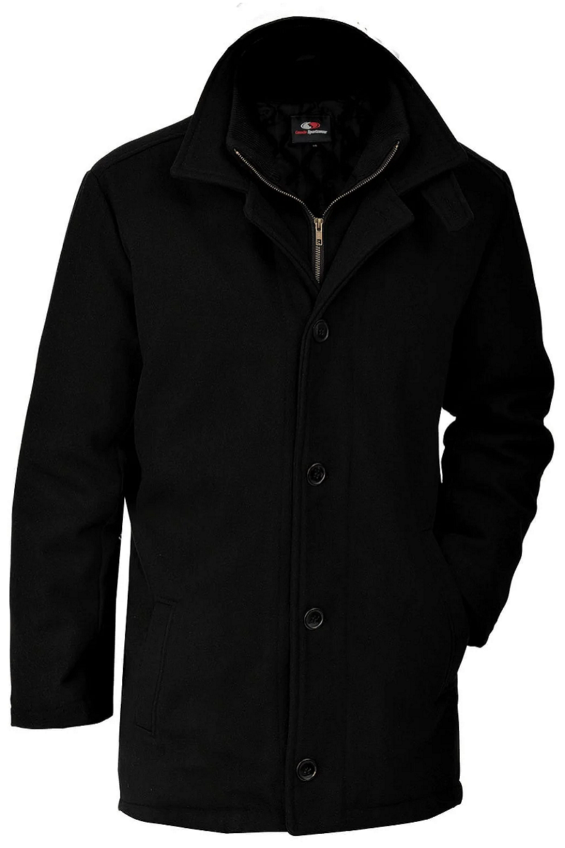 Canada Sportswear L00329 Canada Sportswear L00329 - Bayside - Men's Melton Insulated Peacoat pour impression personnalisée à Montréal