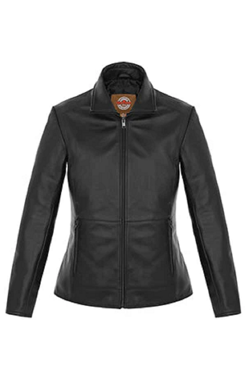 Genuine Leather L00498 Genuine Leather L00498 - Milan - Ladies Lamb Leather Insulated Jacket for custom printing in Montreal