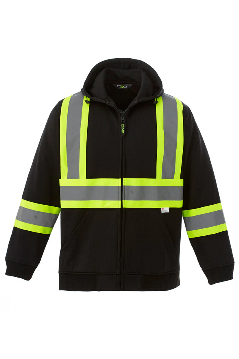 CX2 L00682 CX2 Hi-Vis L00682 - Freedom - Hi-Vis Full Zip Hooded Sweatshirt pour impression personnalisée à Montréal