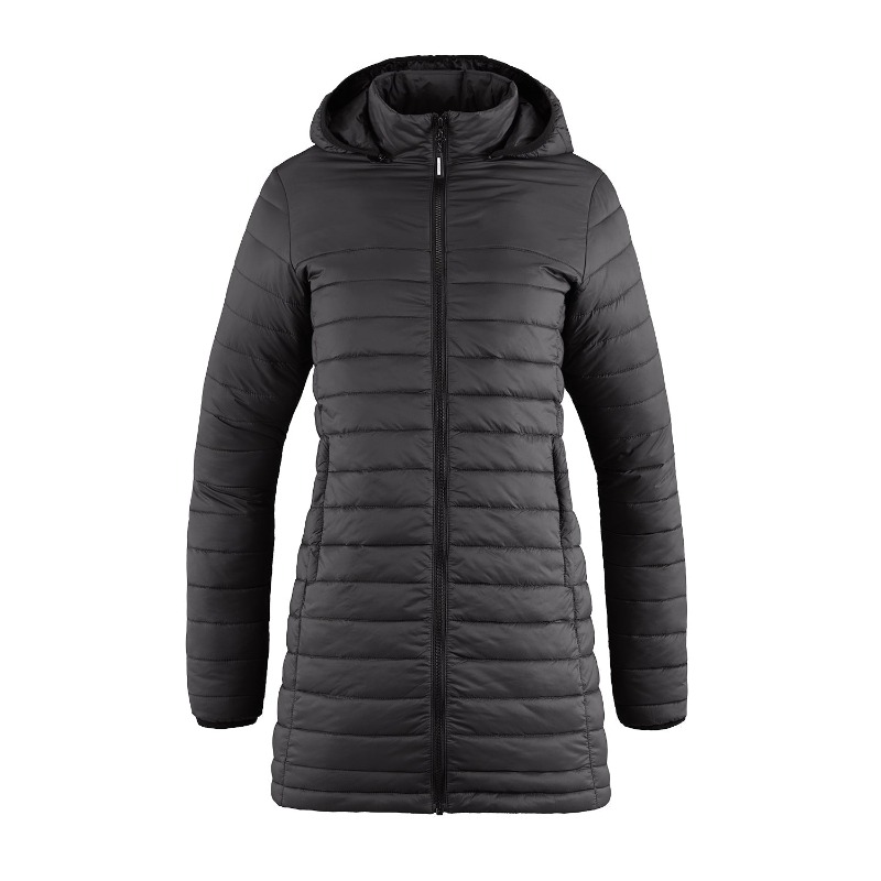 CX2 L00903 CX2 L00903 - Glacier Bay - Ladies Full Length Puffy Jacket w/ Detachable Hood for custom printing in Montreal