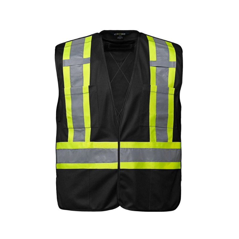 CX2 L01145 CX2 Hi-Vis L01145 - Vanguard - Tricot Hi vis Tear-Away Vest for custom printing in Montreal