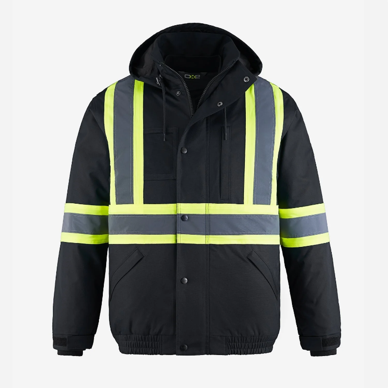 CX2 L01277 CX2 Hi-Vis L01277 - Peterbuilt - Hi-Vis 3in1 Bomber Jacket w/ Detachable Hood for custom printing in Montreal