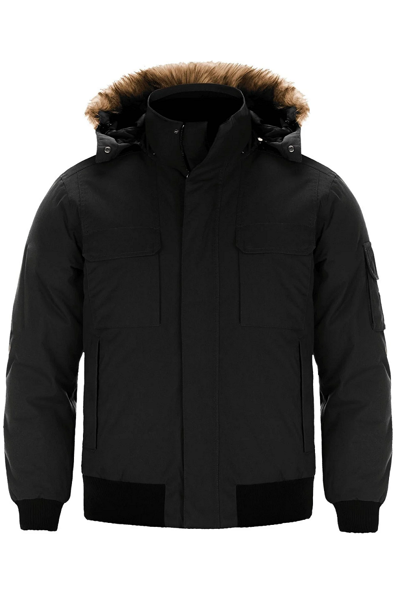 Heritage 54 L06075 Heritage 54 L06075 - Intense - Men's Cold Weather Bomber Jacket w/ Detachable Hood for custom printing in Montreal