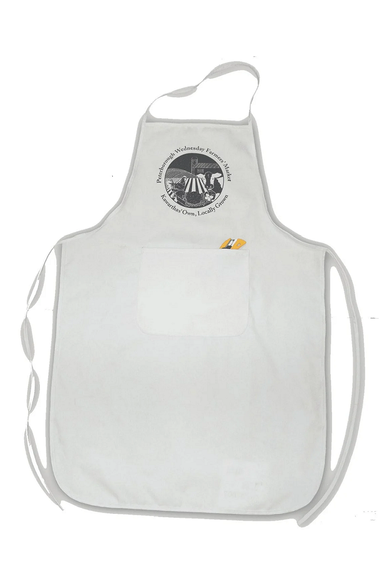 Canada Sportswear L08475 Canada Sportswear L08475 - Aprons - Polyester One Pocket Bib Apron White for custom printing in Montreal