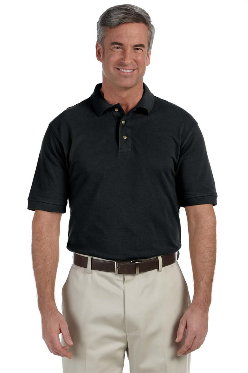 Harriton M200T Harriton M200T - Men's Tall Cotton Pique Polo for custom printing in Montreal