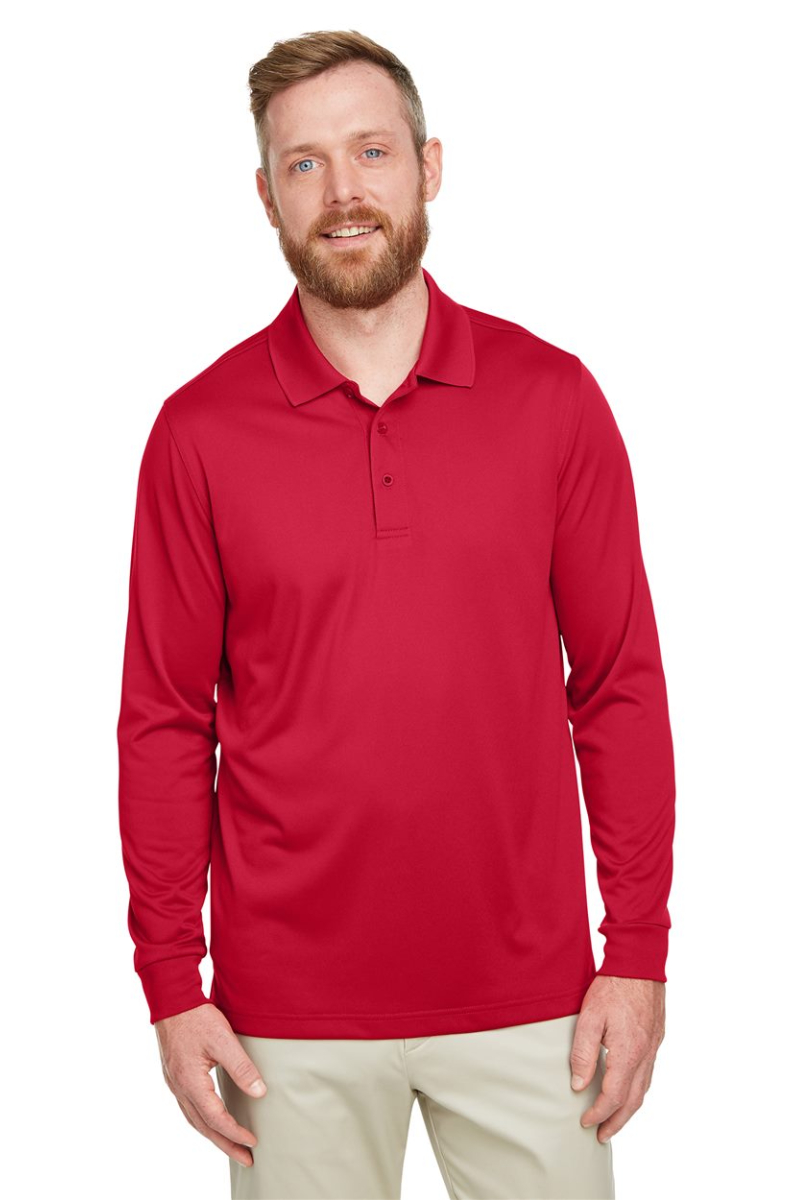 Harriton M348LT Harriton M348LT - Men's Tall Advantage Long Sleeve Snag Protection Plus IL Polo pour impression personnalisée à Montréal