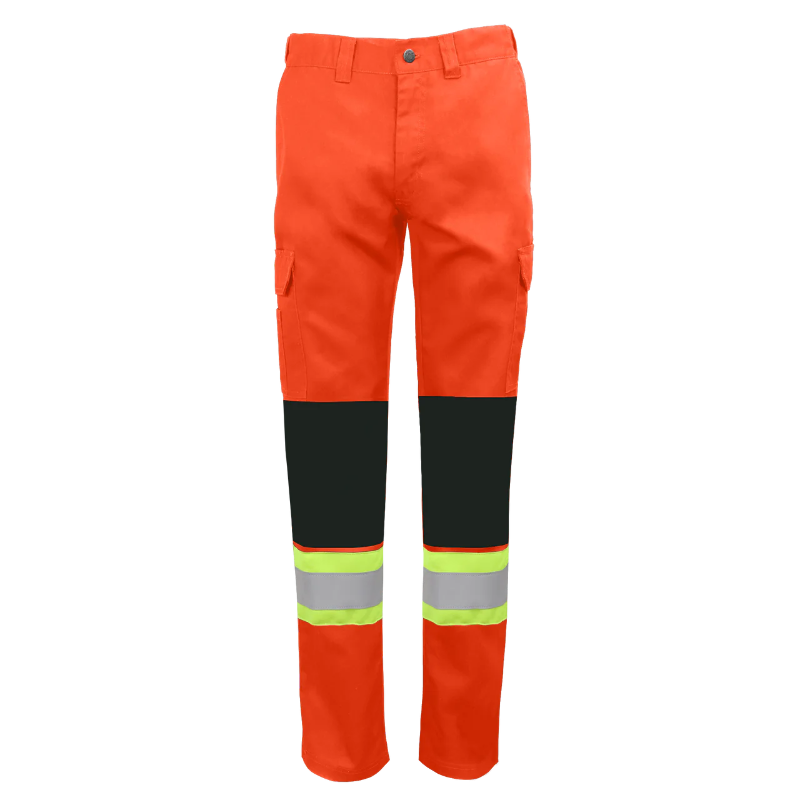 Gatts Work Wear MRB-011X4R Gatts Work Wear MRB-011X4R - Hi Viz Cargo Work Pant with reflective Tape pour impression personnalisée à Montréal