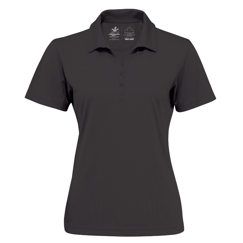 AJM International PF2000 AJM International PF2000 - Women’s Performance Polos :: 100% Polyester Pique Knit. 155g/m2 - 4.5oz/yd2 for custom printing in Montreal