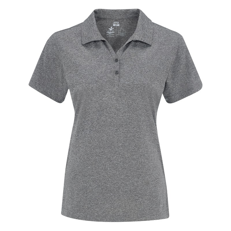 AJM International PF2040 AJM International PF2040 - Performance Heather Polos :: 100% Polyester Pique Knit. 155g/m2 - 4.5oz/yd2 for custom printing in Montreal