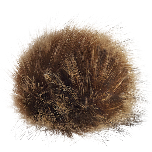 AJM International POMFUR12 AJM International POMFUR12 - Polyester Faux Fur Pom Pom (12cm) pour impression personnalisée à Montréal