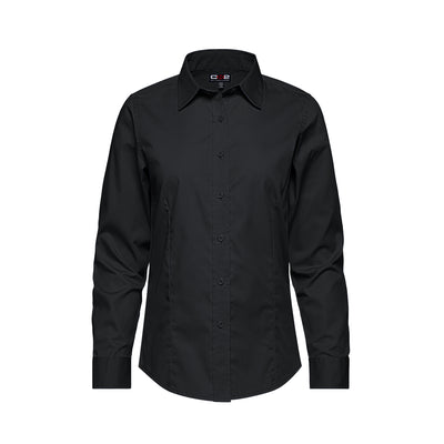 CX2 S04601 CX2 S04601 - Camden - Ladies Poly-Cotton Twill Long Sleeve Easy-Care Shirt for custom printing in Montreal