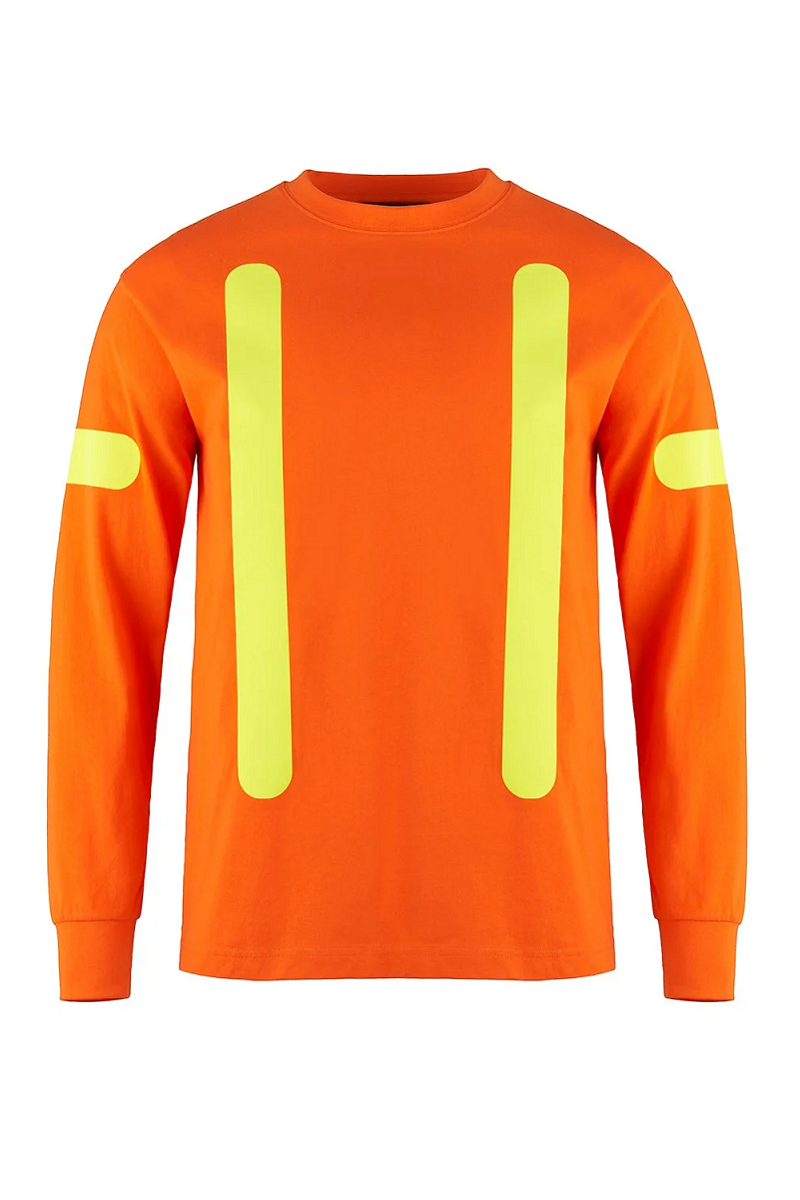 CX2 S05975 CX2 Hi-Vis S05975 - Citadel - Adult Cotton Long Sleeve Safety T-Shirt pour impression personnalisée à Montréal