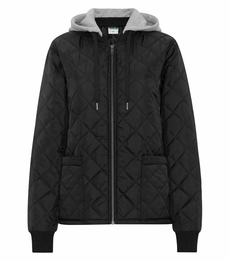 ATC WERK WeRK7611L ATC WERK WeRK7611L - QUILTED FREEZER LADIES JACKET WITH DETACHABLE HOOD pour impression personnalisée à Montréal
