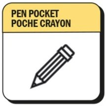 Pen Pocket Poche Crayon